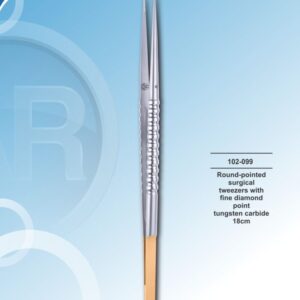 Tweezer diamond coating 1*2 str