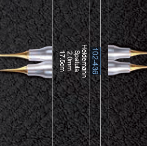 Heidman Composite filling spatula 2mm titanium plasma coated (PFI)