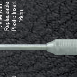 MALLET with plastic cap autoclaveable 16cm