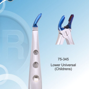 Extracting forceps lower universal (children )blue Deep grip
