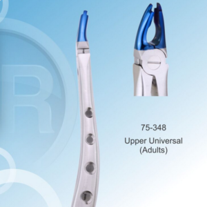 Extracting forceps upper universal(adults)blue Deep grip