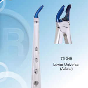 Extracting forceps lower universal(adults)blue Deep grip