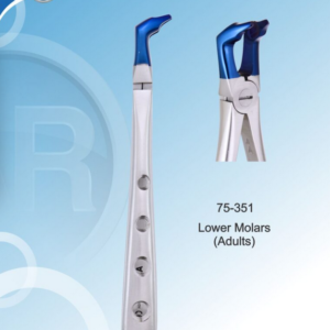 Extracting forceps  lower molar(adults)blue Deep grip
