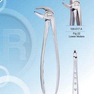 Lower molar extracting forceps fig.22