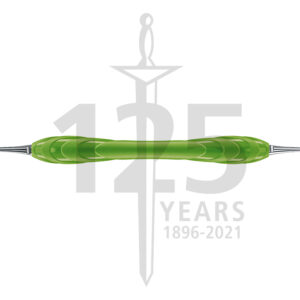 Scaler green 204S for removing dental plaque from interdental spaces in the molar area
